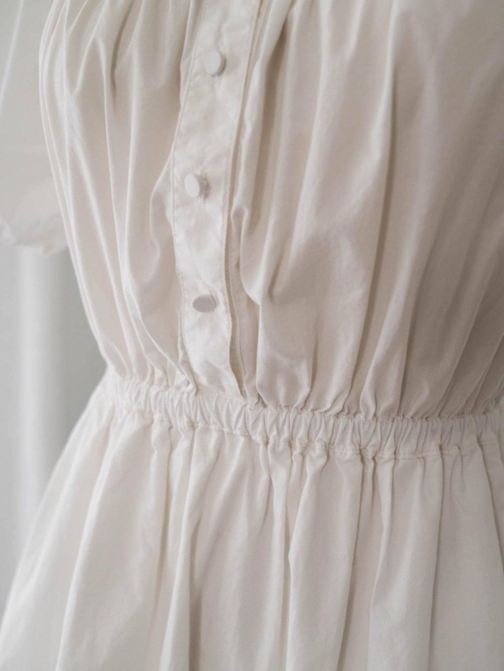 J. Crew White Cotton Mini Dress with Peter Pan Collar - Picture 8 of 9